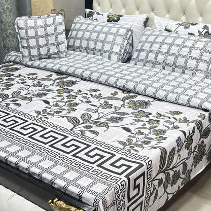 Cotton Saton Bedsheet Single Double Bedsheet Comforter